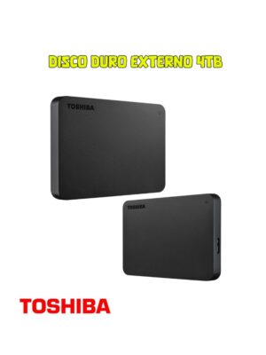 Disco duro externo Toshiba Canvio Basics, 4TB, USB 3.0.