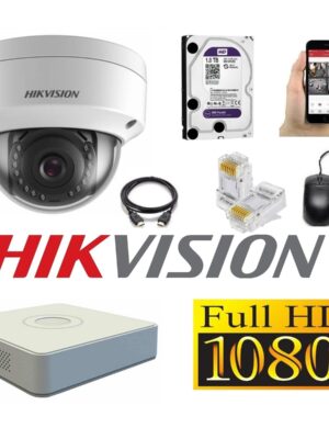 Cámaras Seguridad IP Kit 1 HIKVISION DOMO FULLHD 1Tb