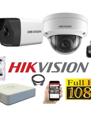 Camaras Seguridad IP Kit 2 HIKVISION FULLHD 1Tb