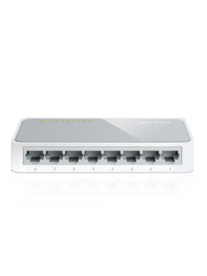 Switch 8P 10/100MBPS. Case Plastico